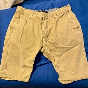 Flat front khaki short